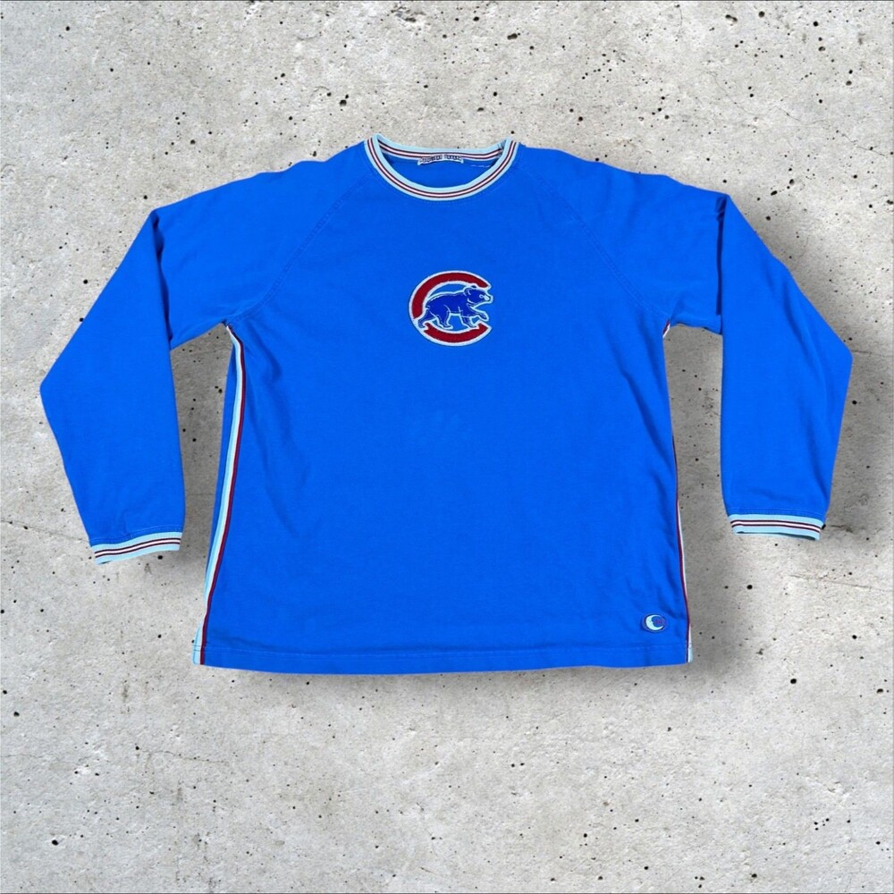 Vintage Moonlight Graham Chicago Cubs Convertible Long Sleeve Shirt Men L